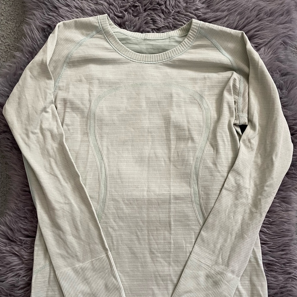 Light Green LuluLemon Longsleeve